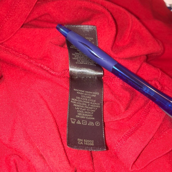 Red Liz Claiborne Turtleneck, Size XL - Picture 6 of 13